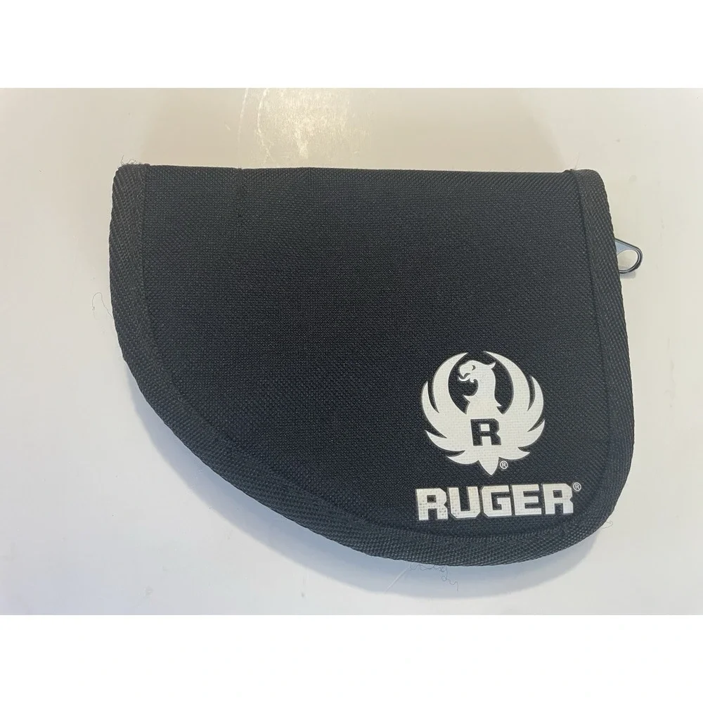 Ruger OEM Soft Pistol Case Black‎ Zippered Handgun Ruger Logo